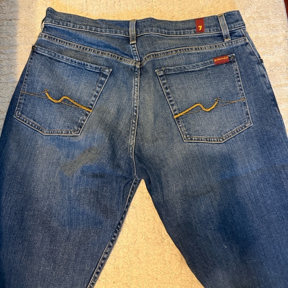 Men’s 7 for all mankind jeans size 33 adrien - Picture 6 of 6